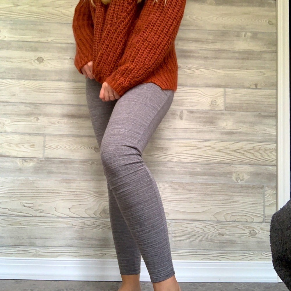 Express Heather Grey Leggings